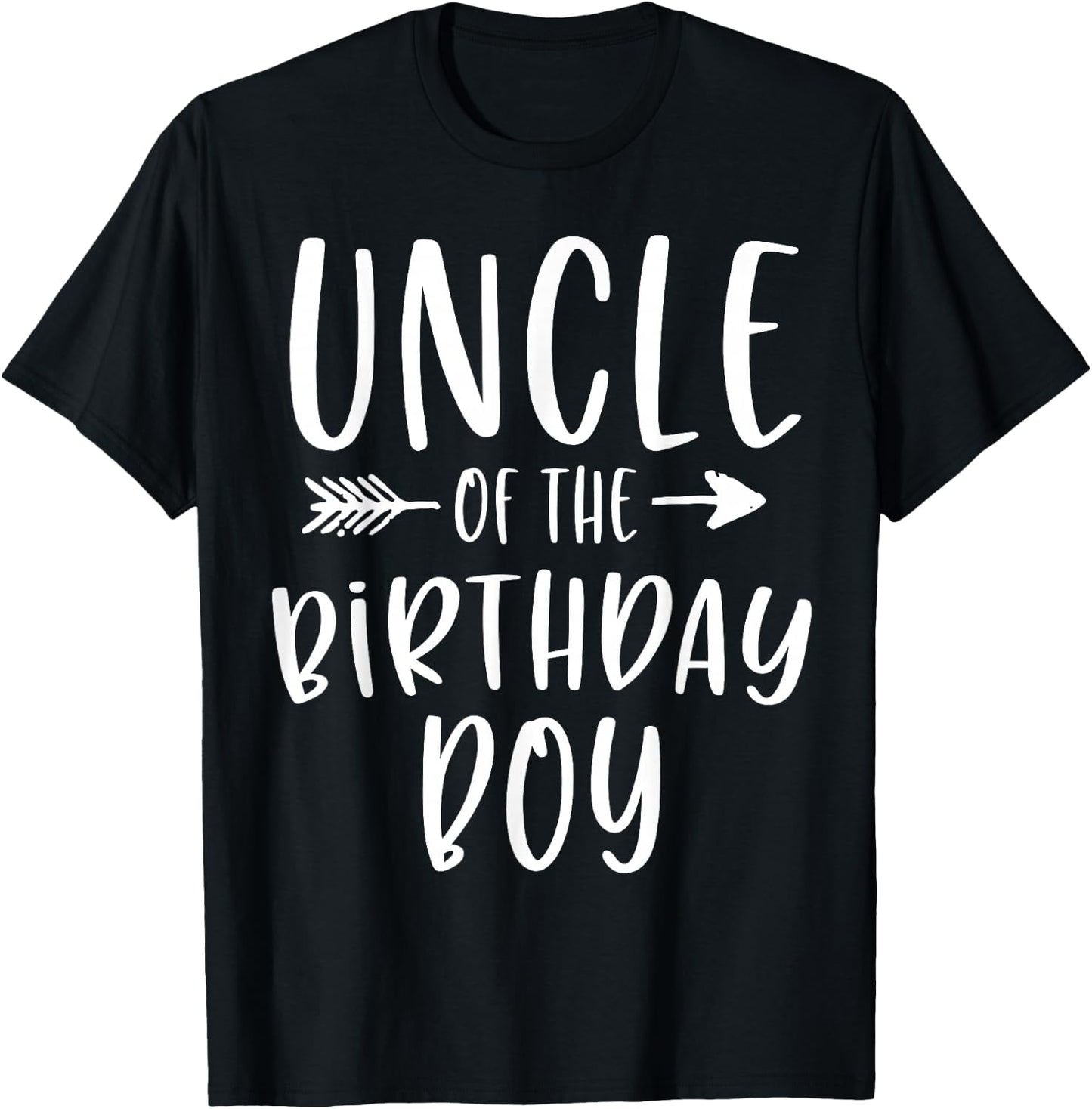Uncle of the Birthday Boy Uncle And Nephew Bday Party T-Shirt - T-Shirt | Black