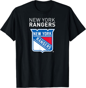 New York Rangers Power Play Officially Licensed T-Shirt - T-Shirt | Black