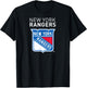 New York Rangers Power Play Officially Licensed T-Shirt - T-Shirt | Black