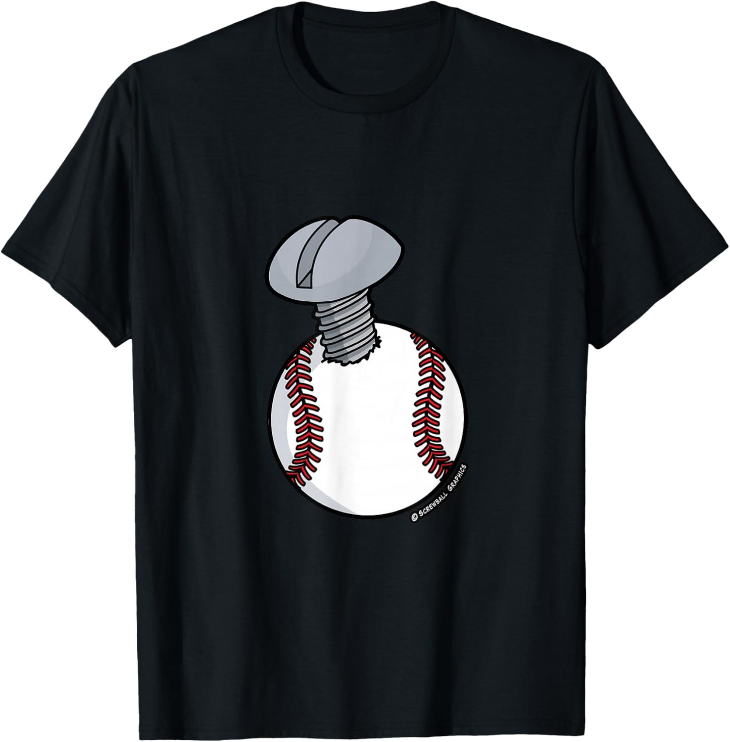 Screwball T-Shirt - T-Shirt | Black