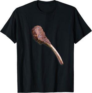 Funny Tomahawk Graphic Steak T-Shirt - T-Shirt | Black