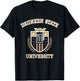 Funny College Parody, Drunken State University T-Shirt - T-Shirt | Black