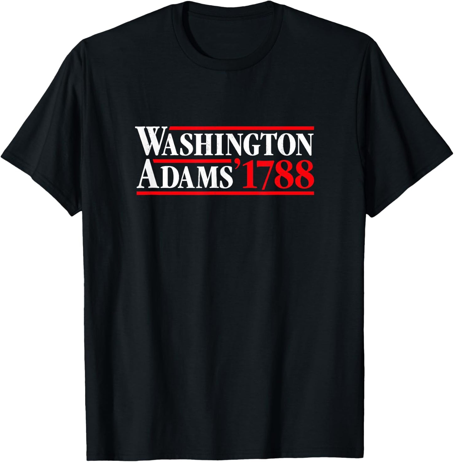 George Washington 1788 Retro President Campaign T-Shirt - T-Shirt | Black