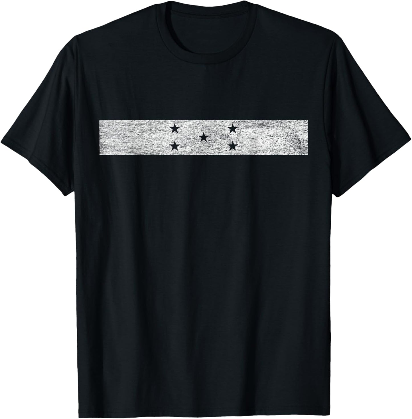 Honduras Flag Central America Honduran Coat of ARMS T-Shirt - T-Shirt | Black