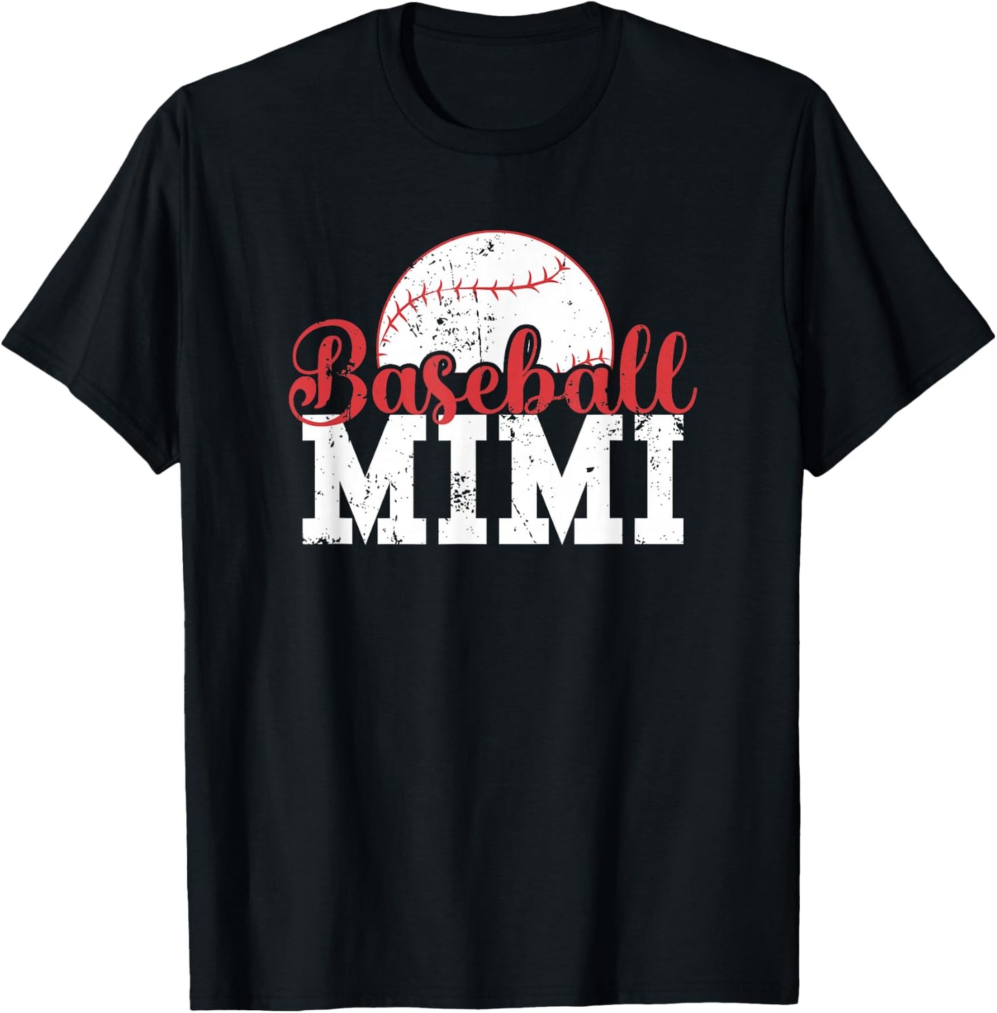 Baseball Mimi T-Shirt - T-Shirt | Black