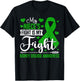 My Niece's Fight Is My Fight Kidney Disease Awareness Wife T-Shirt - T-Shirt | Black