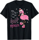 Cute Fa La La MINGO Candy Cane Christmas Flamingo T-Shirt - T-Shirt | Black