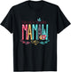 Blessed to be called MaMaw Colorful gifts-Grandma T-Shirt - T-Shirt | Black