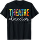 Theatre Director Tie Dye Appreciation Day Back To School T-Shirt - T-Shirt | Black