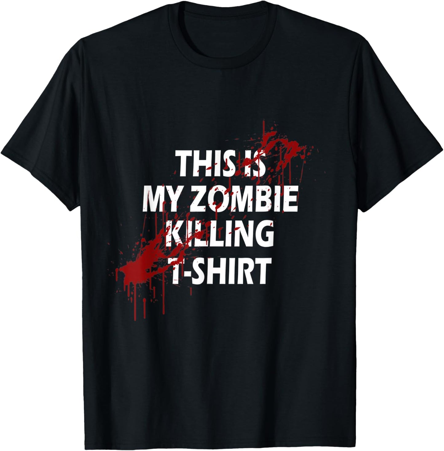 My Zombie Hunter Halloween Costume T-Shirt - T-Shirt | Black
