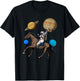 Space Cowboy Shirts Funny Vintage Western Men Retro T-Shirt - T-Shirt | Black