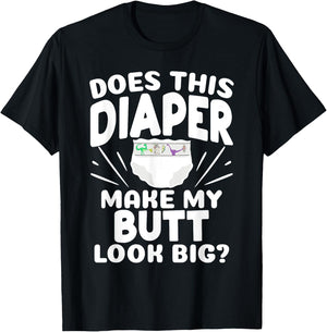 Nappy Girl Small Padded Princess Nappy Boy T-Shirt - T-Shirt | Black