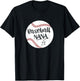 Nana Baseball Grandma Women Mother's Day Christmas T-Shirt - T-Shirt | Black