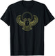 Scarab Egypt Lucky Charm Beetle Animal Ra Sun God Scarabaeus T-Shirt - T-Shirt | Black