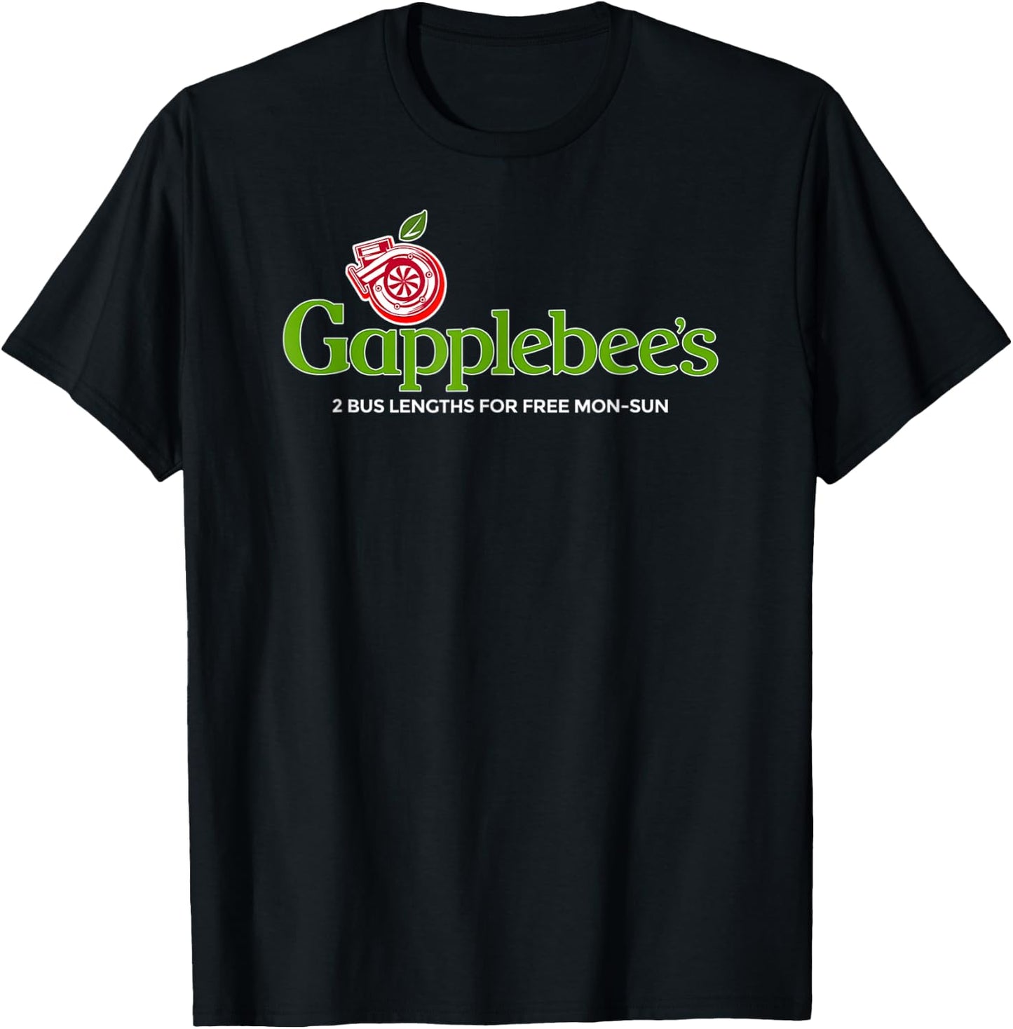 Gapplebees Drag Racing Gapped American Muscle T-Shirt - T-Shirt | Black
