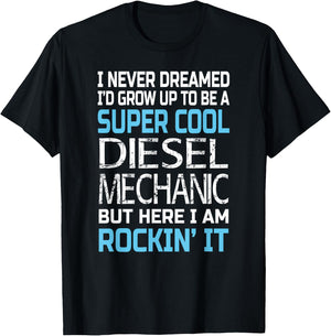 Diesel Mechanic Funny Gift Diesel Mechanic T-Shirt - T-Shirt | Black