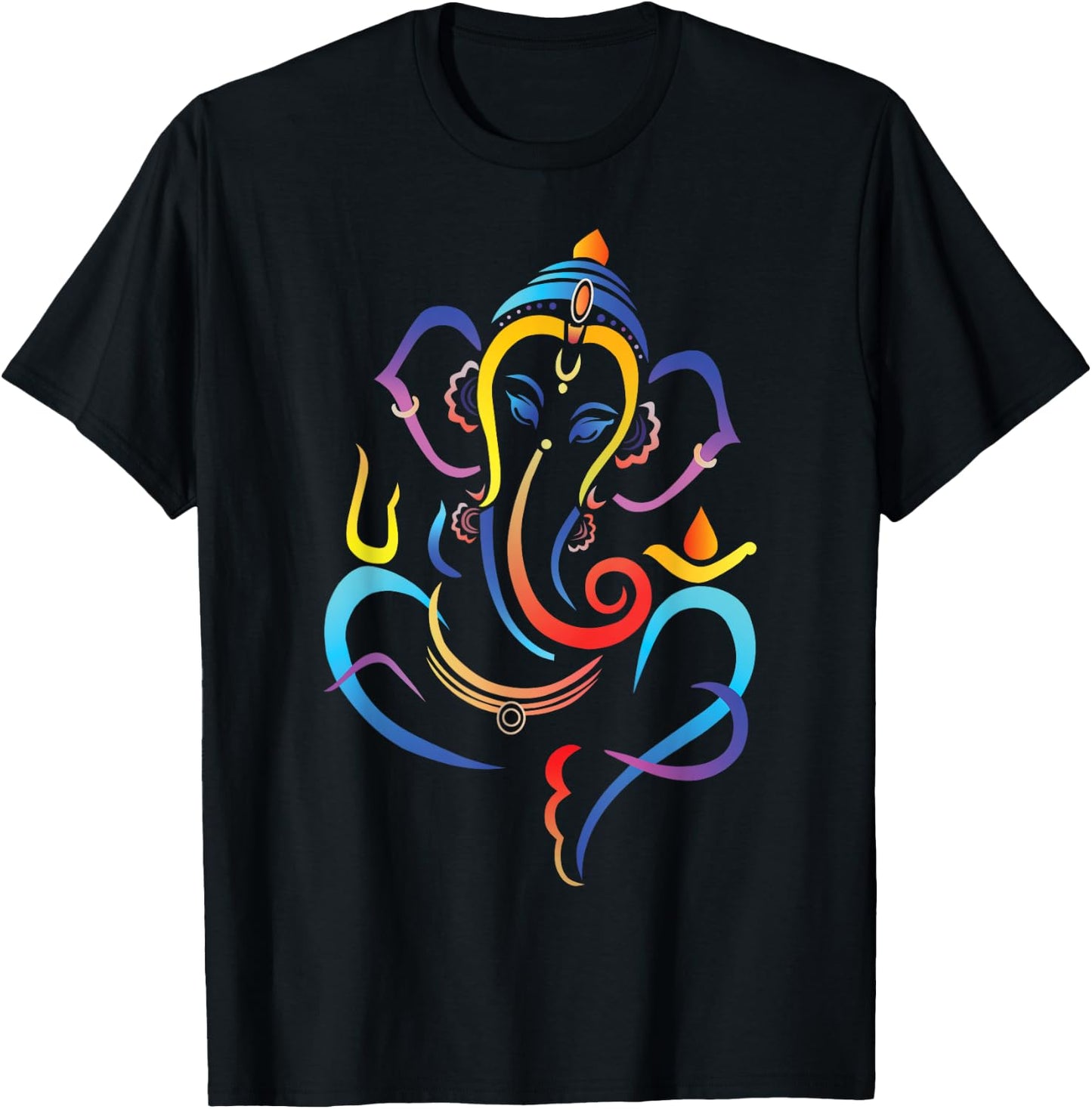 Lord Ganesha T-Shirt - T-Shirt | Black
