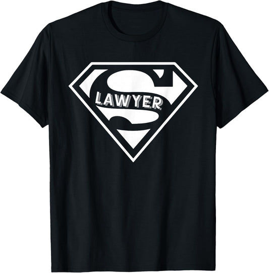 Super Lawyer Funny Statute Upholder Novelty | Adult | Black | Small T-Shirt - T-Shirt | Black