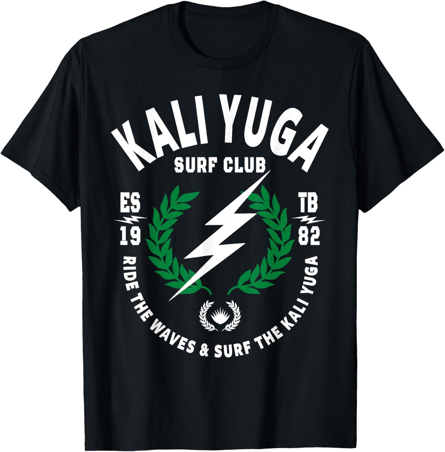 The Kali Yuga Surf Club Shirts Clothing & Store T-Shirt - T-Shirt | Black
