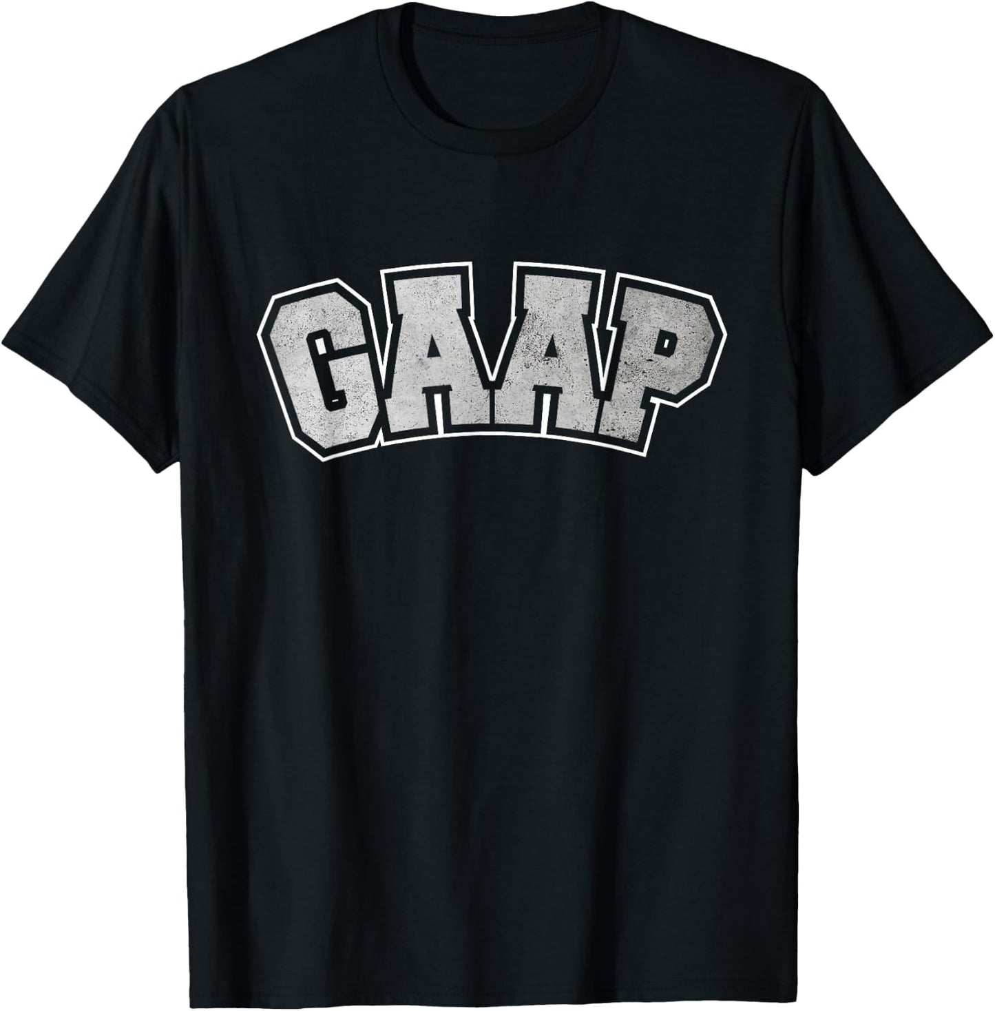GAAP - Tax Auditor Bookkeeper Accountant Financial Analyst T-Shirt - T-Shirt | Black