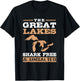 Great Lakes Unsalted And Shark Free T-Shirt - T-Shirt | Black