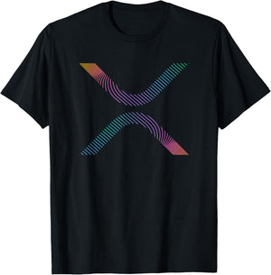 XRP Coin Ripple Cryptocurrency Wallet HODLer To The Moon T-Shirt - T-Shirt | Black