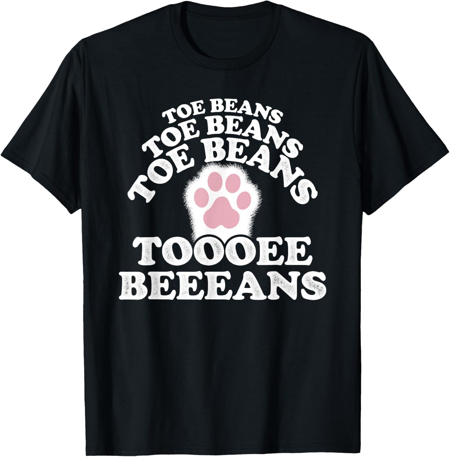Cat Paw Pad Meme Meem Toe Beans Women Girls Kids T-Shirt - T-Shirt | Black