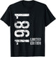 44th Birthday 44 Years Old Man Woman Vintage 1981 T-Shirt - T-Shirt | Black