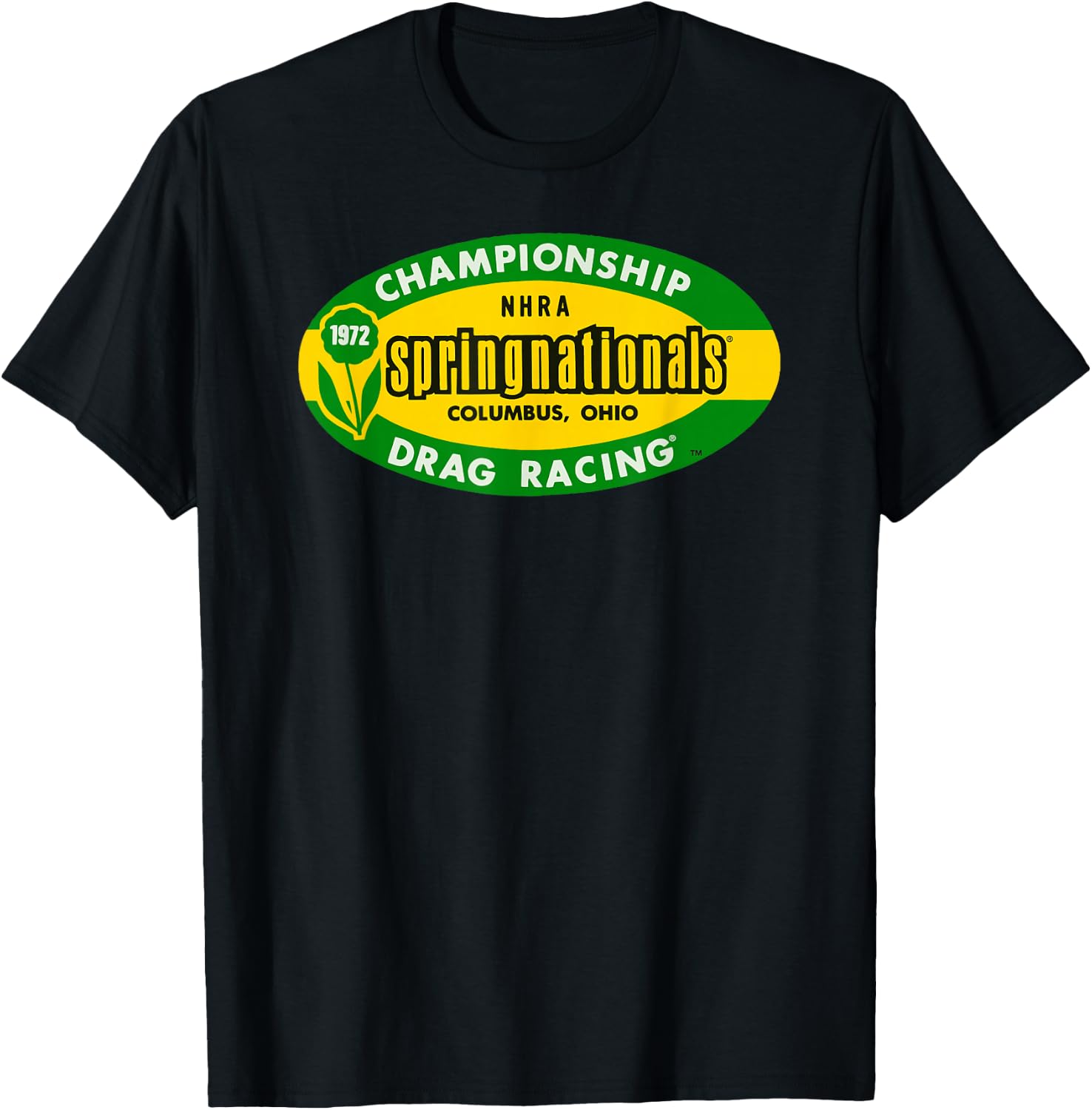 NHRA 1972 SpringNationals Contestant T-Shirt - T-Shirt | Black