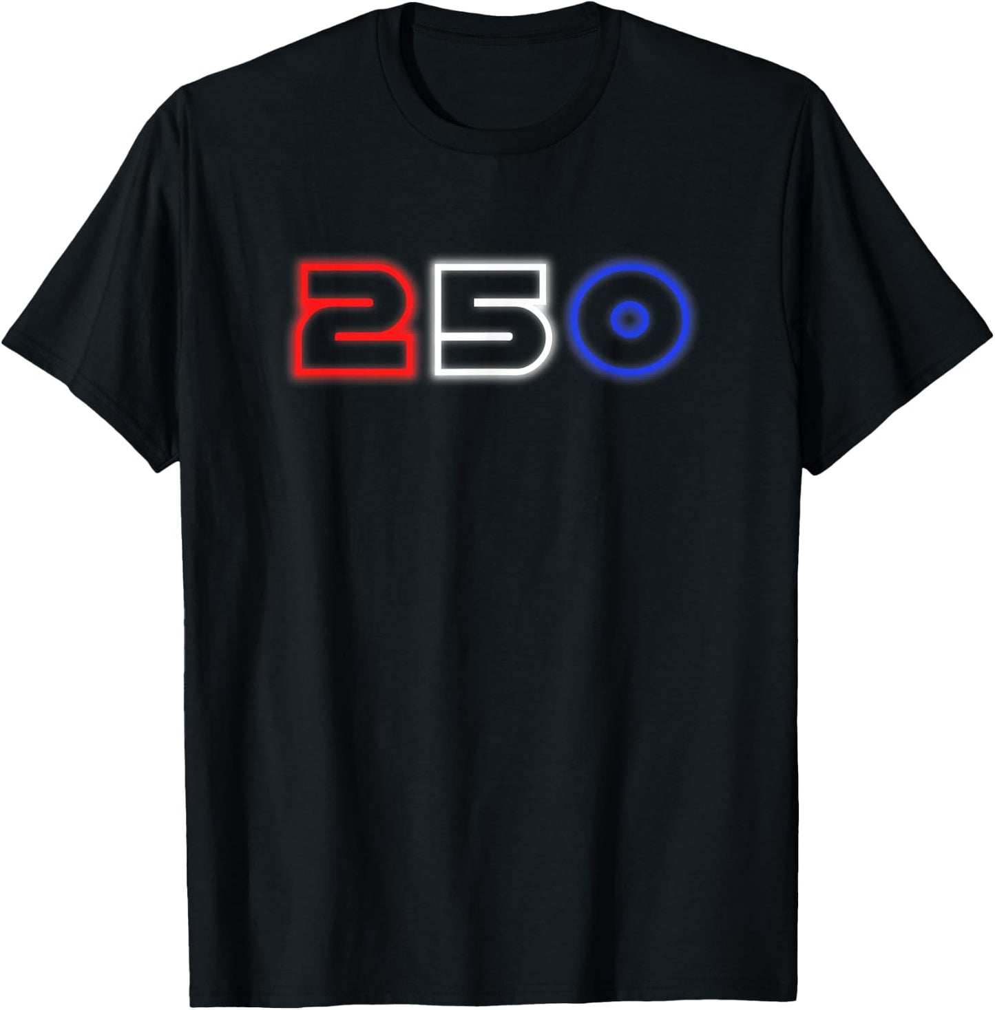 America 250 Anniversary Shirt - Patriotic 1776-2026 T-Shirt - T-Shirt | Black