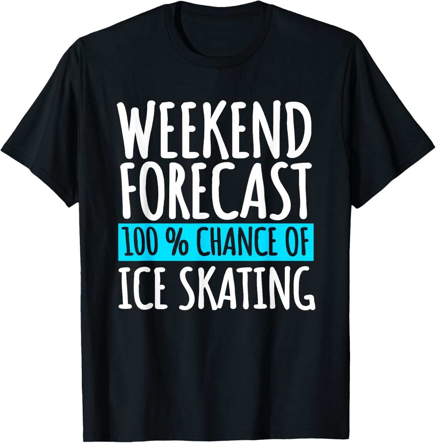 Ice Skating Coach Figure Skater Skates Sport T-Shirt - T-Shirt | Black