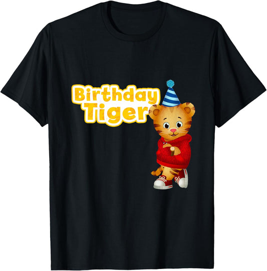 Daniel Tiger's Neighborhood: Birthday Tiger T-Shirt - T-Shirt | Black