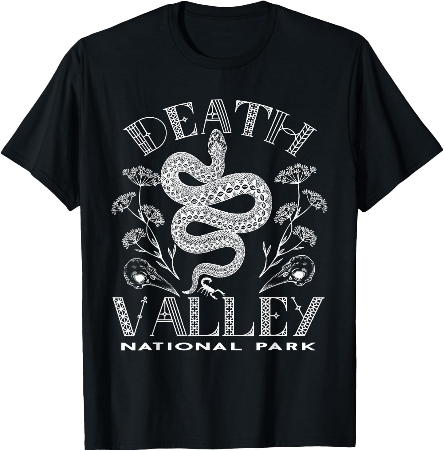 Death Valley National Park California Desert Souvenir T-Shirt - T-Shirt | Black