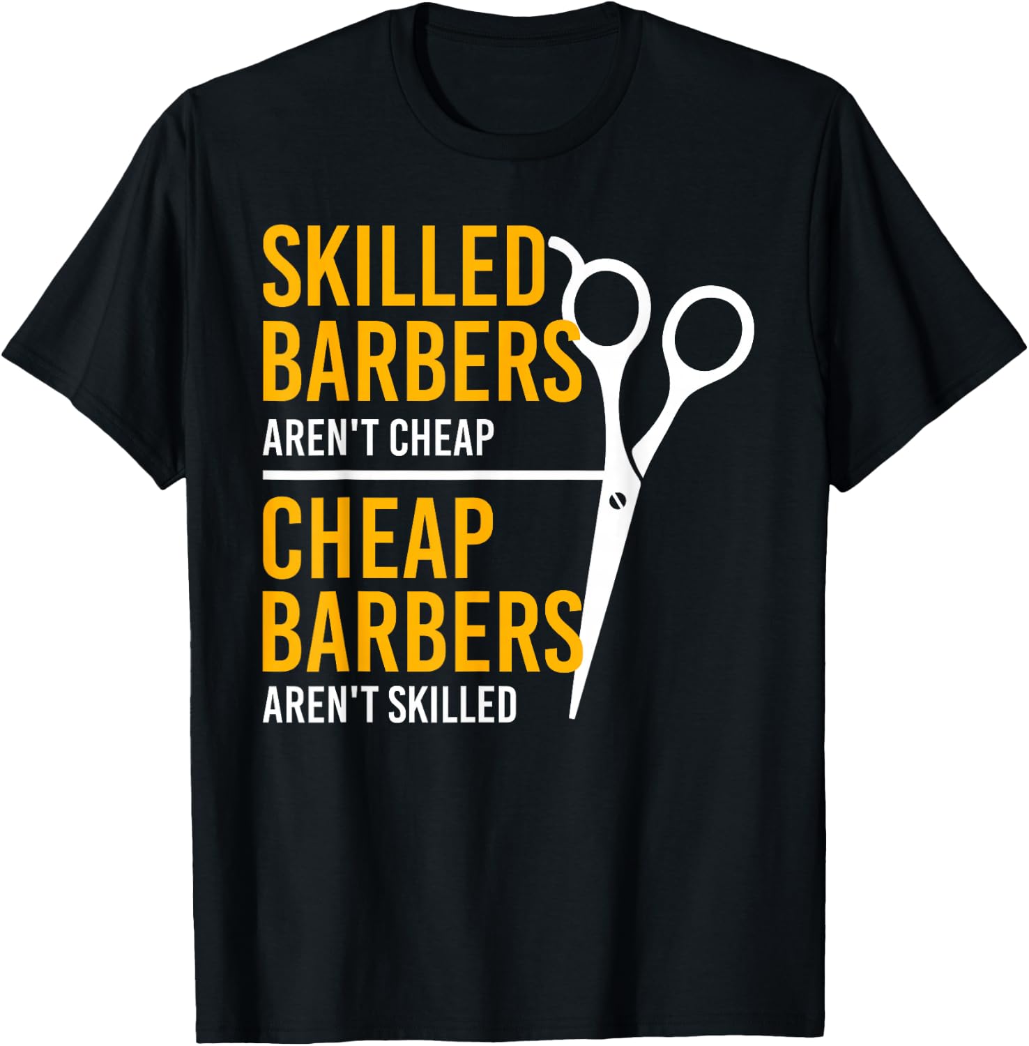 Cool Barber Women Hairdresser Hairstylist Barbershop T-Shirt - T-Shirt | Black