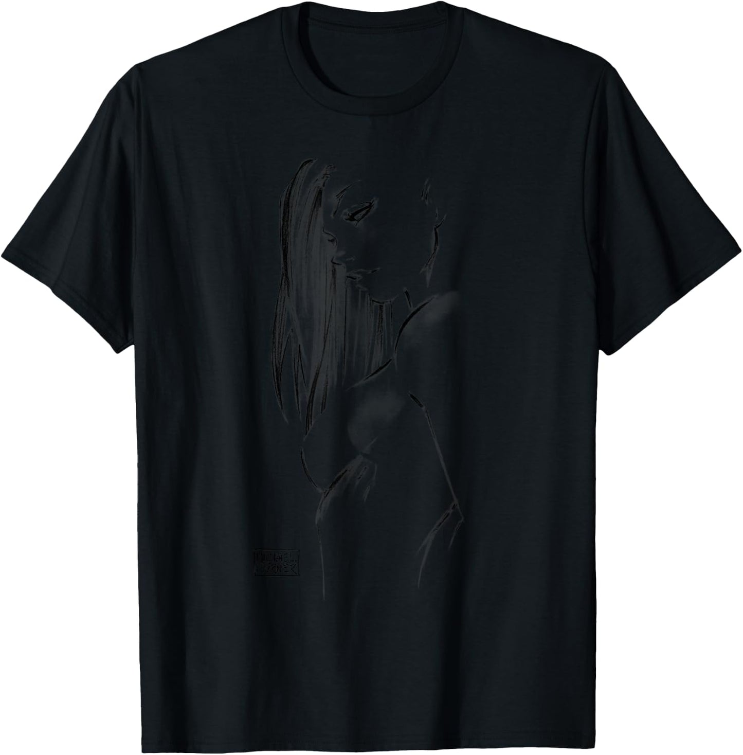 Michael Turner's Fathom Aspen Matthews Hair Down Sketch T-Shirt - T-Shirt | Black