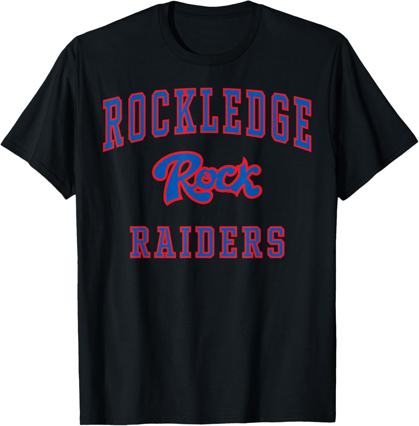 Rockledge High School Raiders C1 T-Shirt - T-Shirt | Black