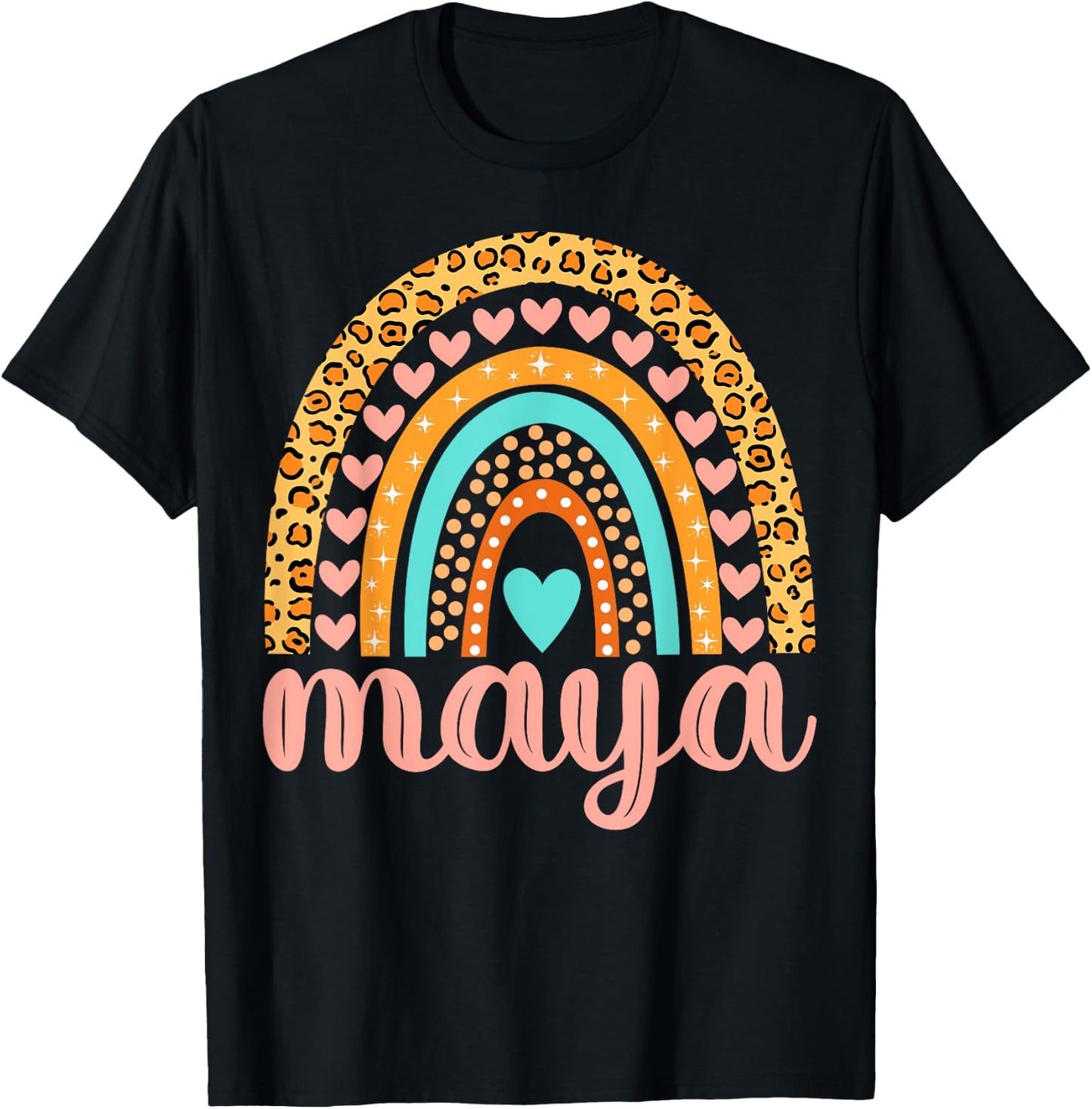 Maya Maya Name Birthday Shirt Gift T-Shirt - T-Shirt | Black