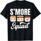Smore Squad Camping Campfire Chocolate Marshmallow S'mores T-Shirt - T-Shirt | Black
