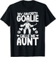 Proud Field Hockey Goalie Aunt Field Hockey Goalkeeper Aunt T-Shirt - T-Shirt | Black