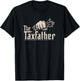 The TaxFather Funny Vintage Taxation CPA Accountant Dad Tax T-Shirt - T-Shirt | Black