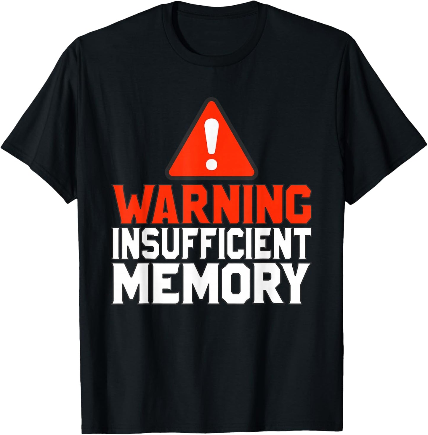 Warning information memory T-Shirt - T-Shirt | Black