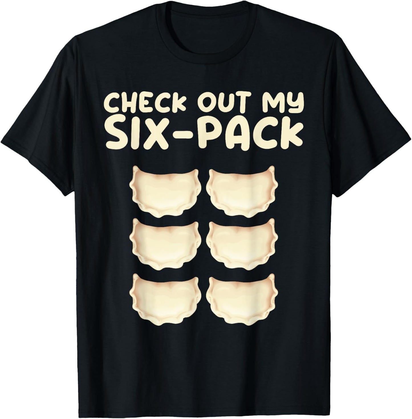 Funny Pierogi Art Men Women Kids Pierogi Polish Dumplings T-Shirt - T-Shirt | Black