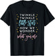 Twinkle Little Star Gender Reveal Shirt Baby Shower Gift T-Shirt - T-Shirt | Black