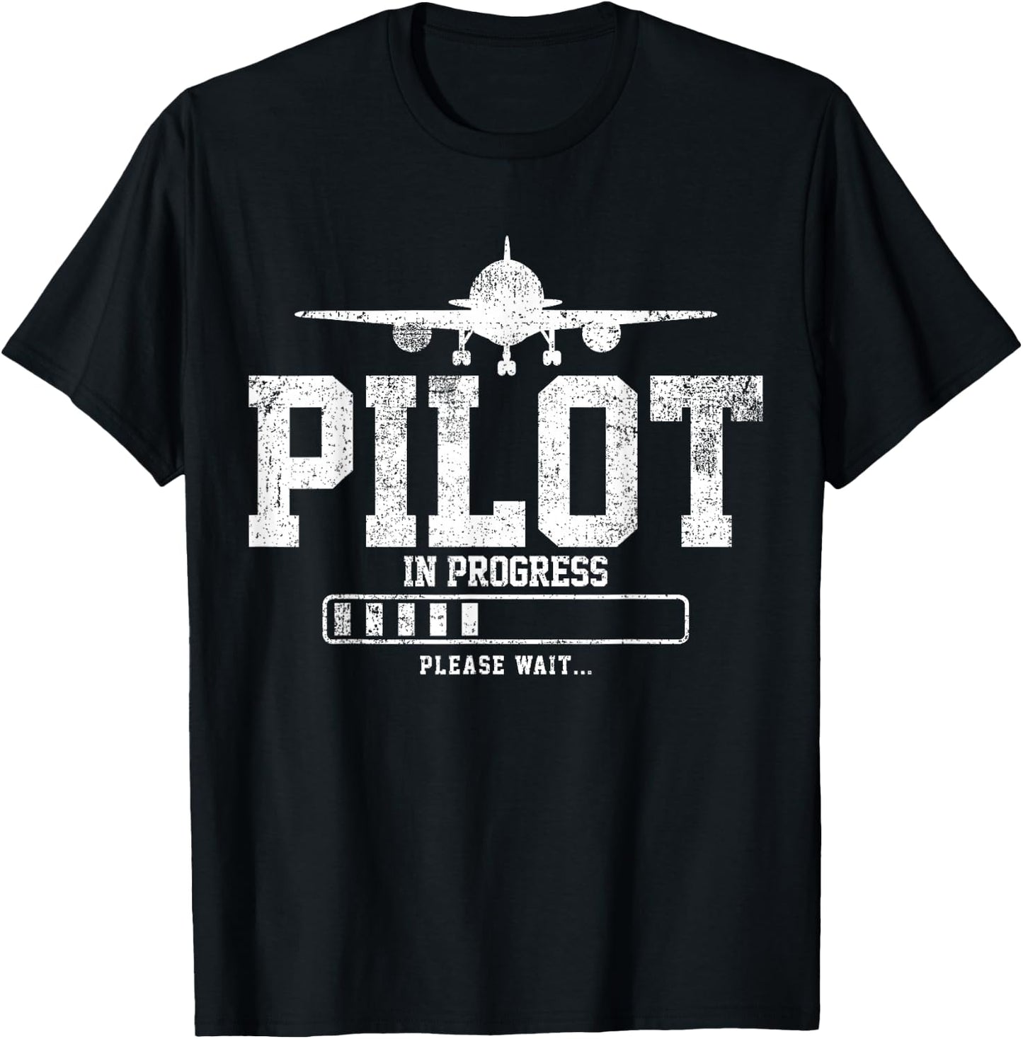 Future Pilot Airplane Student Pilot Flight School T-Shirt - T-Shirt | Black