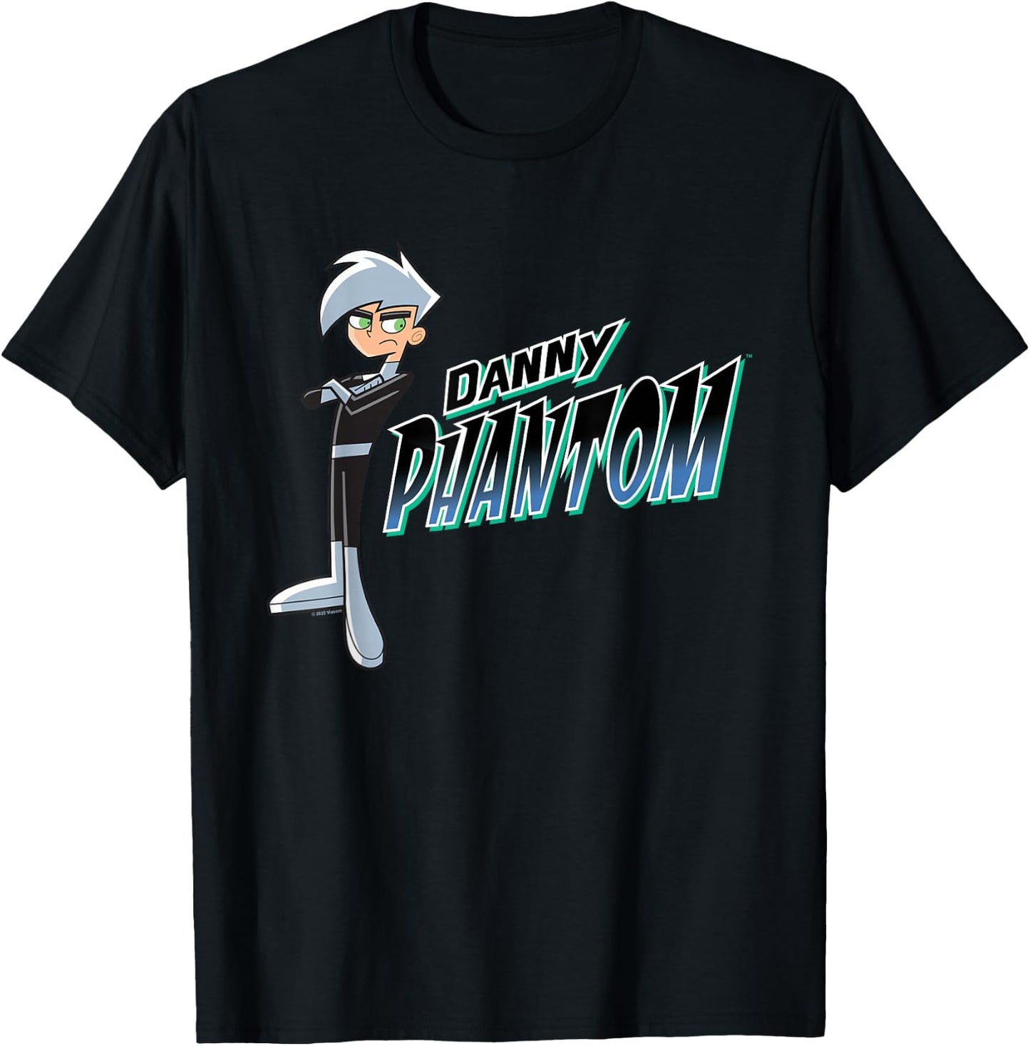 Danny Phantom with Logo T-Shirt - T-Shirt | Black