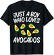 Funny Avocado For Boys Kids Pear Guac Avocados Mexican Fruit T-Shirt - T-Shirt | Black