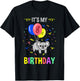 Its My 8th Birthday Koala T-Shirt - T-Shirt | Black