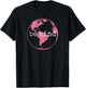 Vintage Be Kind Pink Earth Day T-Shirt - T-Shirt | Black