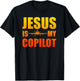Christian Jesus Is My Copilot God is my co-pilot T-Shirt - T-Shirt | Black