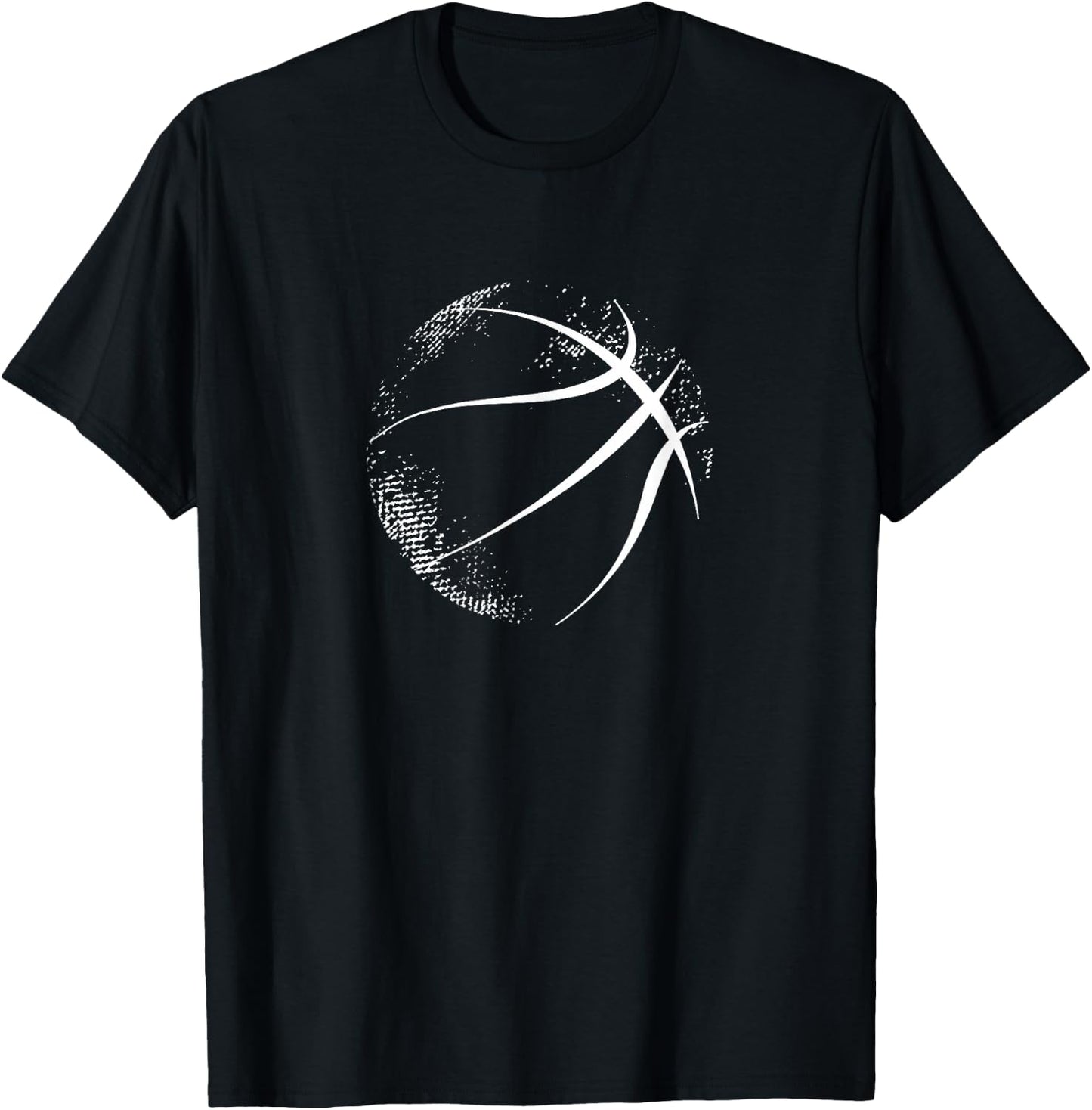 Basketball Silhouette Basketball T-Shirt - T-Shirt | Black